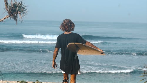 有关人, 岸边, 後视图的免费素材视频