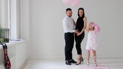 有关一对,五彩纸屑,人的免费素材视频