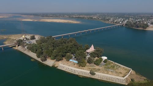有关印度, 桥, 空拍图的免费素材视频
