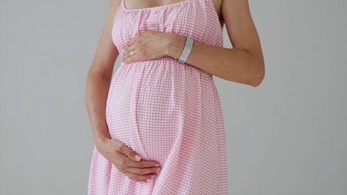 有关女人,孕妇,宝贝撞的免费素材视频