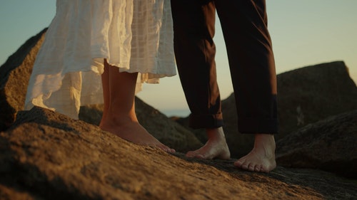 有关一对,夫妻,岩石的免费素材视频