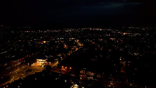 有关城市, 夜灯, 晚上的时间的免费素材视频