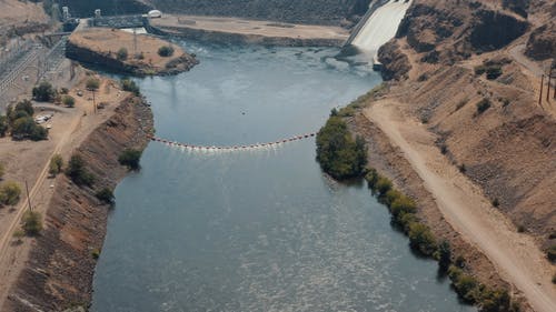 有关人造的, 坝, 山的免费素材视频