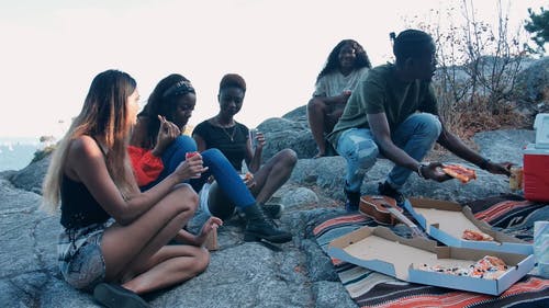 有关一起, 假期, 吃的免费素材视频