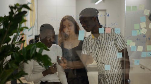 有关便利贴, 雇员, 多样化的免费素材视频