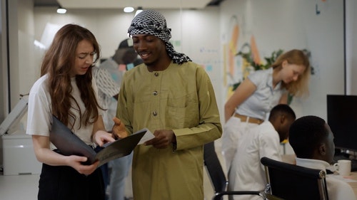 有关雇员,商量,多样化的免费素材视频