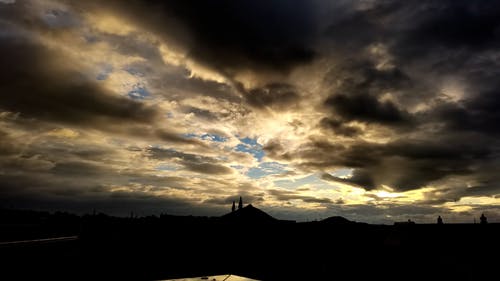 有关剪影, 天空, 延时摄影的免费素材视频