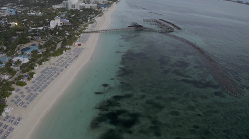 有关岸边,海滩,空中镜头的免费素材视频