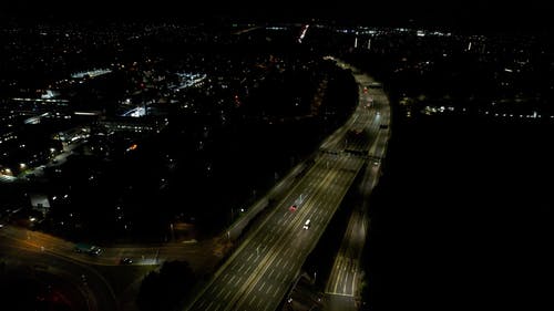 有关交通, 城市, 城市的灯光的免费素材视频