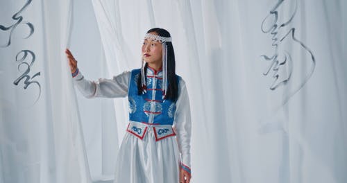 有关传统服装, 模特儿, 穿着的免费素材视频