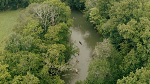 有关划独木舟,天性,小河的免费素材视频