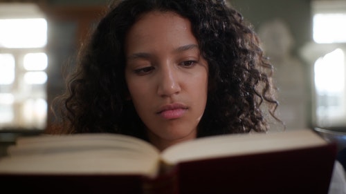 有关人,图书馆,女人的免费素材视频