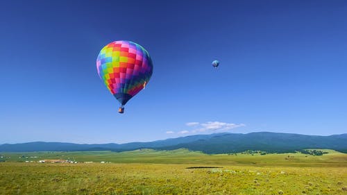 有关休闲, 景观, 热气球的免费素材视频