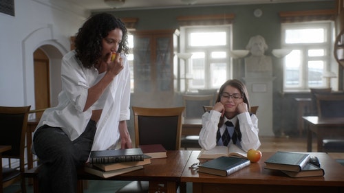 有关吃,图书,图书馆的免费素材视频