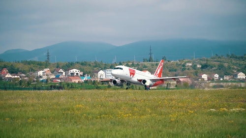 有关航空器,航空旅行,蓝天的免费素材视频