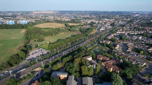 有关地平线, 城镇, 屋顶的免费素材视频