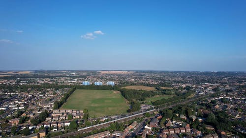 有关地平线, 城镇, 屋顶的免费素材视频