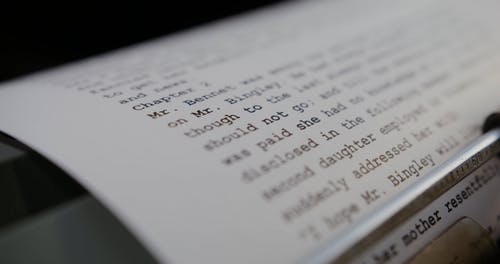 有关打字, 打字机, 故事的免费素材视频