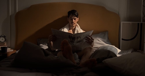 有关人,喝咖啡,床的免费素材视频