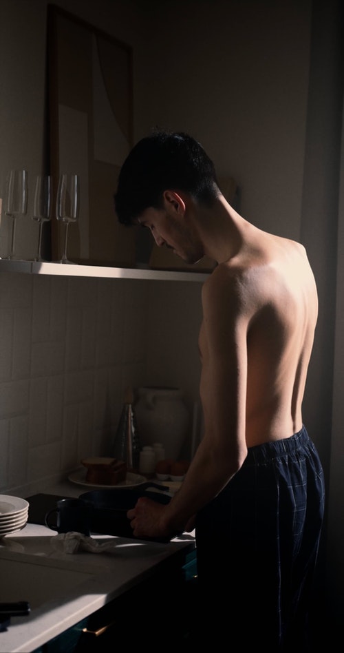 有关人,半裸,垂直视频的免费素材视频