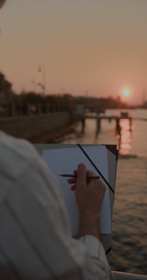 有关垂直视频, 後视图, 日出的免费素材视频