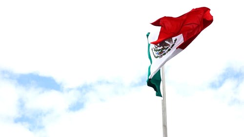 有关墨西哥, 墨西哥国旗, 天空的免费素材视频