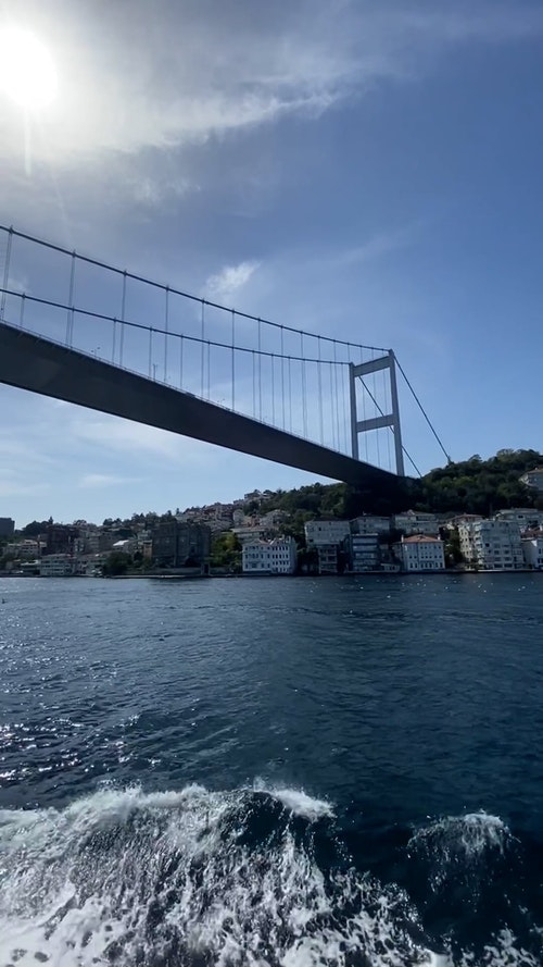有关吊桥,基础设施,水体的免费素材视频