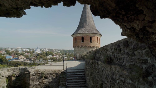 有关卡缅涅茨波多利斯基,城堡,堡垒的免费素材视频