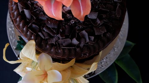 有关可口的, 室内, 巧克力蛋糕的免费素材视频