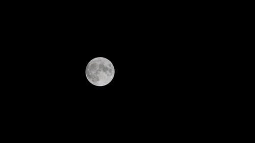 有关天空, 晚上, 月圆的免费素材视频