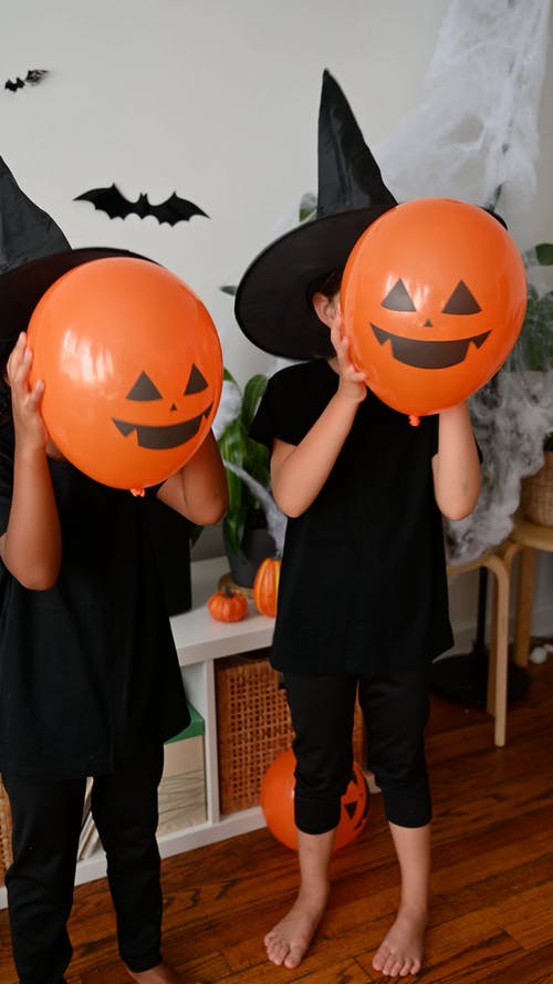 有关万圣节装饰, 中等人群, 主题的免费素材视频