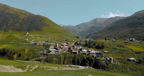 有关山,房子,村庄的免费素材视频