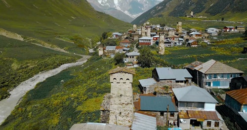 有关山,房子,村庄的免费素材视频