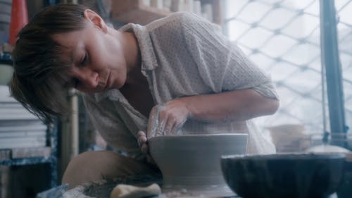 有关制陶工人, 女人, 女性的免费素材视频