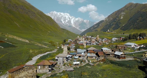 有关房子,村庄,村落的免费素材视频