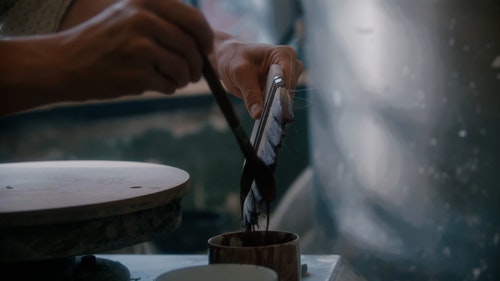 有关刷子,涂料,手的免费素材视频