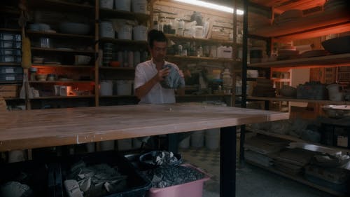 有关制陶工人, 工作坊, 工作的的免费素材视频