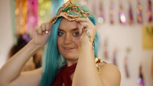 有关化装舞会,嘉年华,女人的免费素材视频