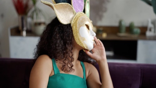 有关一起,化装舞会,喝的免费素材视频