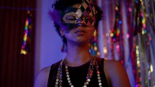 有关人,化装舞会,匿名的免费素材视频