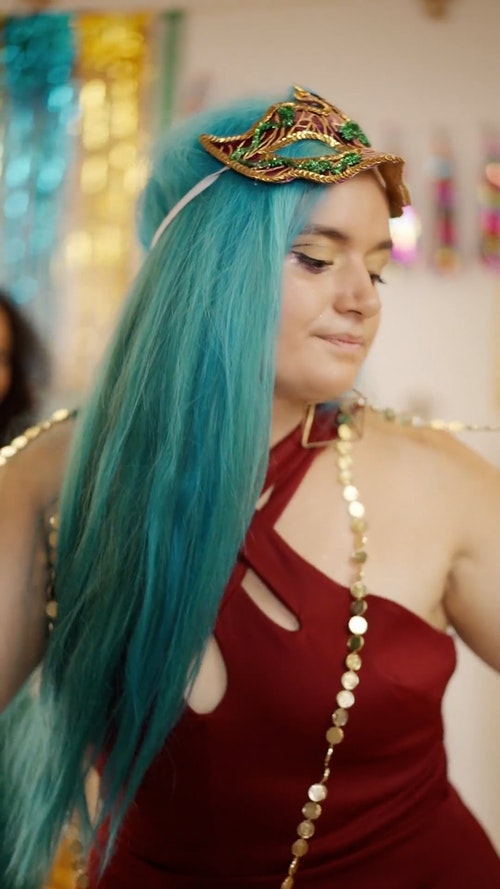 有关化装舞会,嘉年华,垂直拍摄的免费素材视频