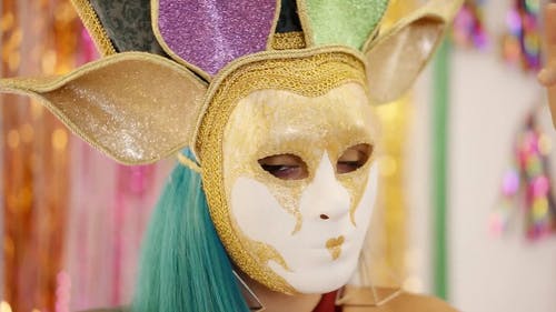 有关人, 化装舞会, 明亮的免费素材视频