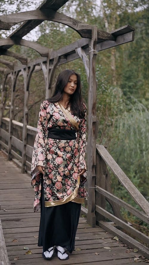 有关垂直视频, 木桥, 森林的免费素材视频