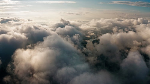 有关在云层之上,天空,空中镜头的免费素材视频