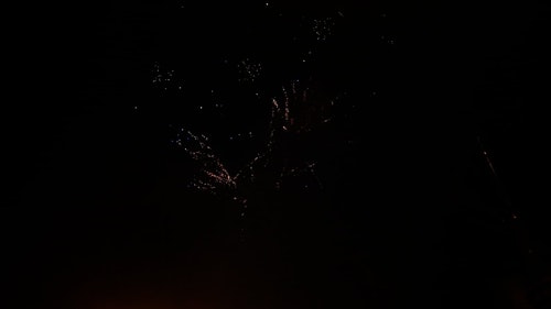 有关天空,晚上的时间,火花的免费素材视频