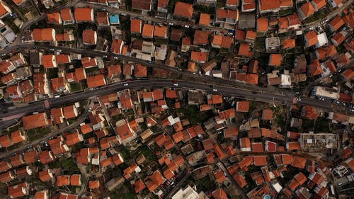 有关交通, 城市, 屋顶的免费素材视频