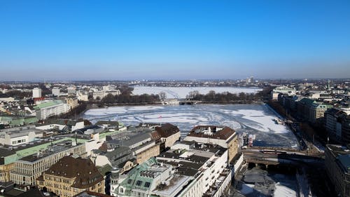 有关冬季, 冻结的, 城市的免费素材视频