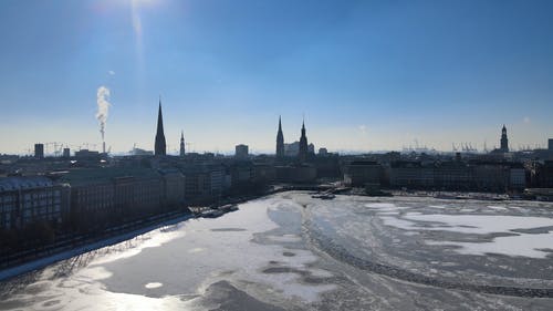 有关冬季, 冻结的, 城市的免费素材视频