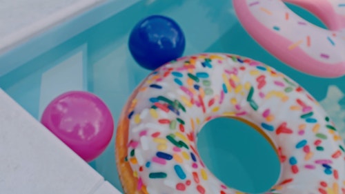 有关俯视图,头顶射击,游泳圈的免费素材视频