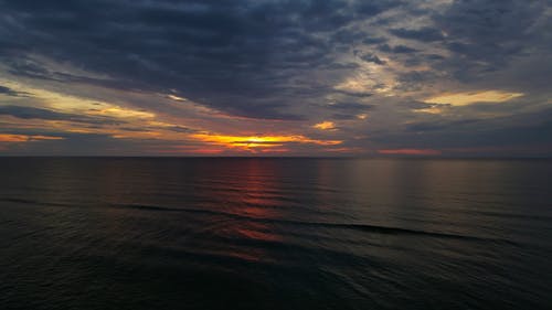 有关喜怒无常的天空, 地平线, 天性的免费素材视频